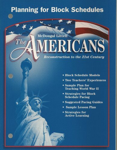mcdougal littell the americans reconstruction to the 21st century pdf